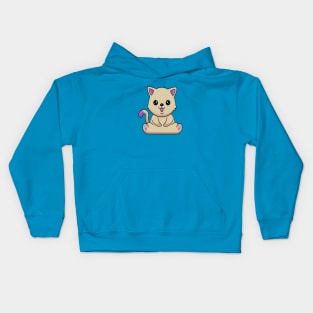 Cute Kitty Cat - Baby Cat Kids Hoodie